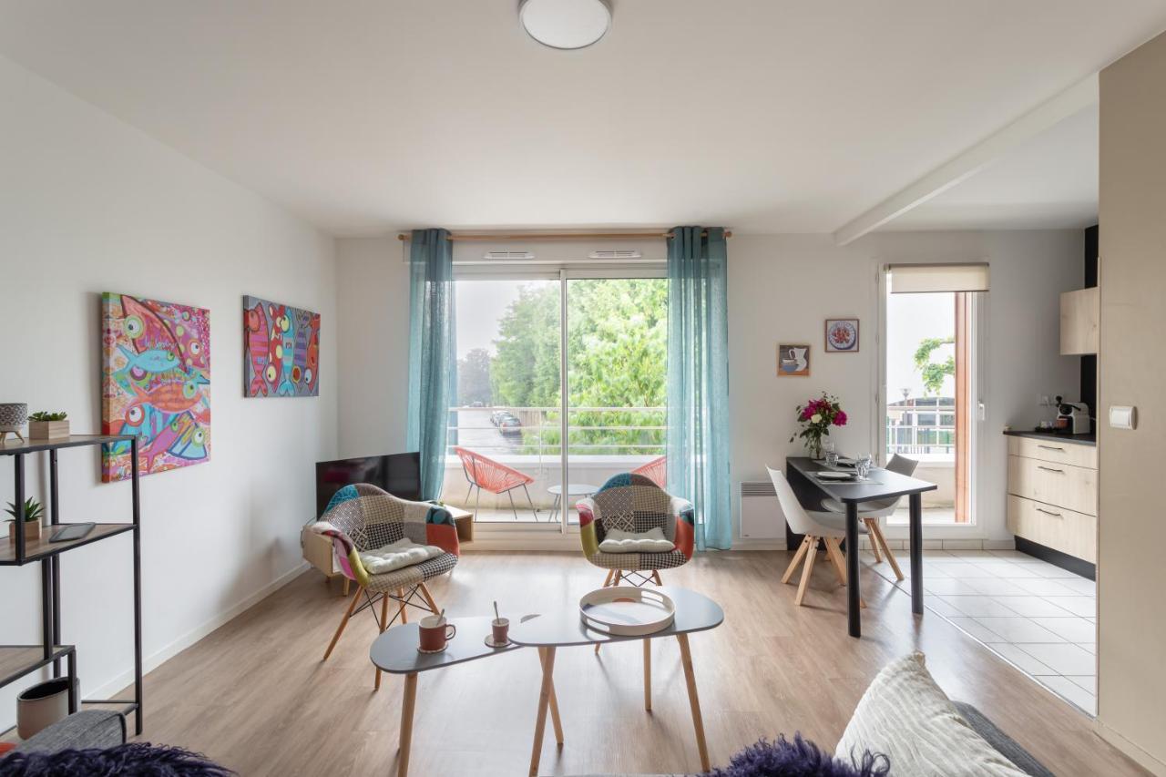 Bahibe - Balcon Et Parking Au Calme Proche Gare Apartment Rennes Exterior photo
