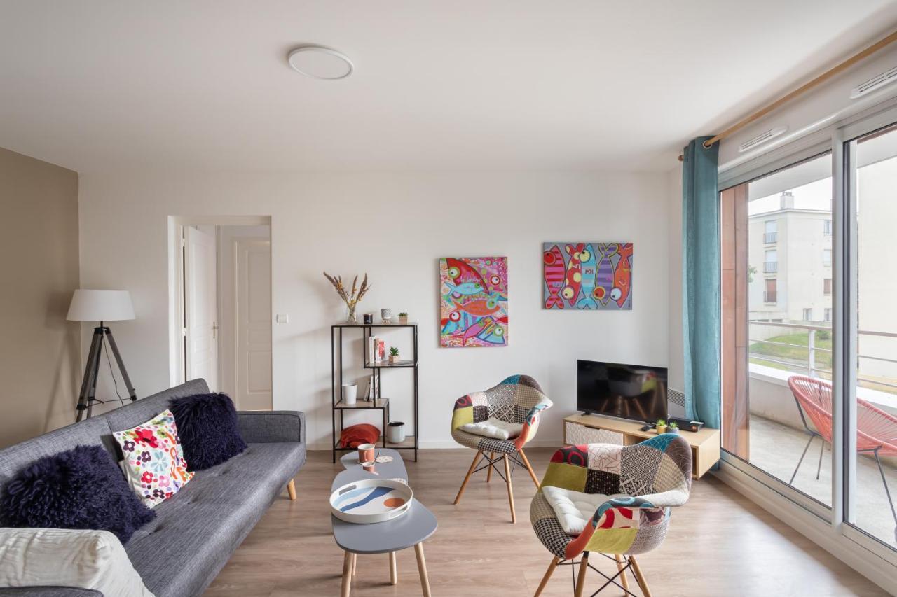 Bahibe - Balcon Et Parking Au Calme Proche Gare Apartment Rennes Exterior photo