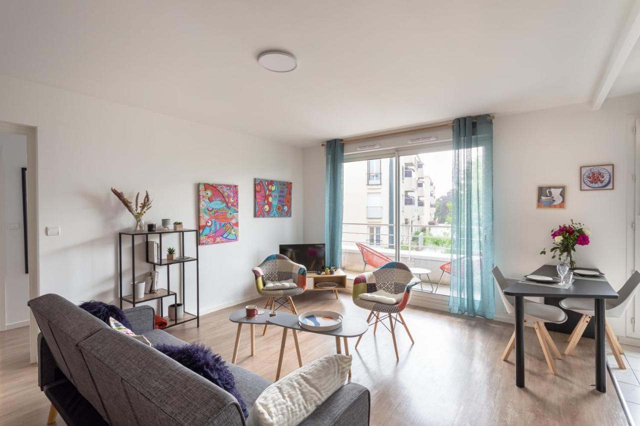 Bahibe - Balcon Et Parking Au Calme Proche Gare Apartment Rennes Exterior photo